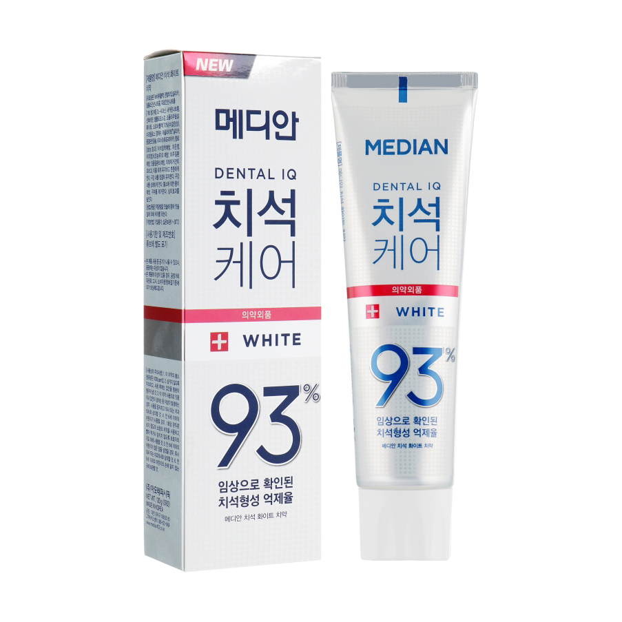 Отбеливающая зубная паста с цеолитом MEDIAN Toothpaste Dental IQ 93% White - 120 мл
