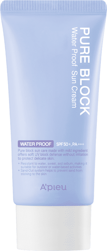 Водостойкий солнцезащитный крем APIEU Pure Block Natural Waterproof Sun Cream SPF50 PA+++ - 50мл