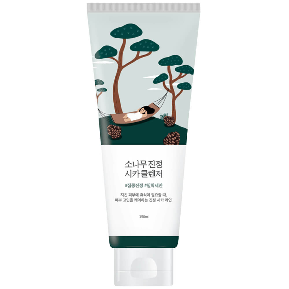 Пенка с экстрактом сосны и центеллы для проблемной кожи Round Lab Pine Calming Cica Cleanser, 150 мл