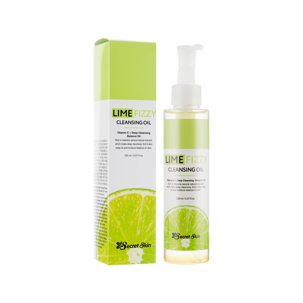 Гидрофильное масло с Лаймом Secret Skin Lime Fizzy Cleansing Oil, 150 мл
