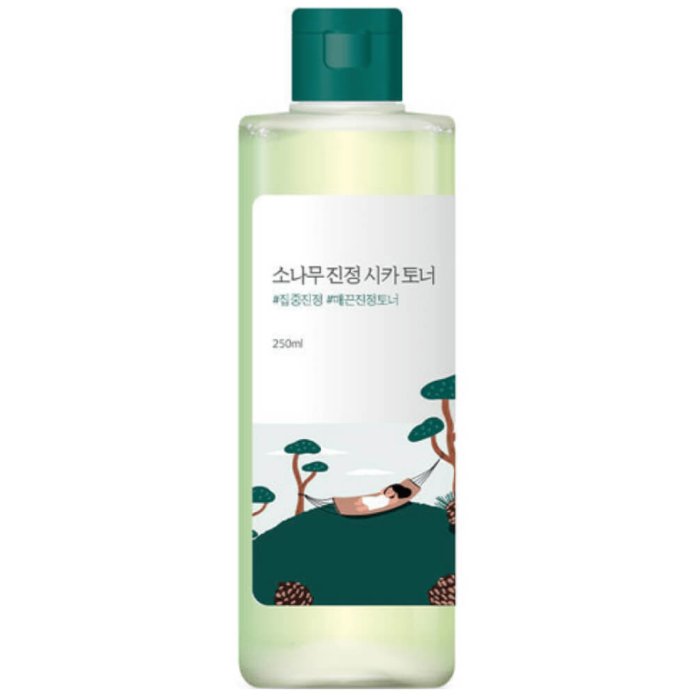 Тоник с экстрактами сосны и центеллы для проблемной кожи Round Lab Pine Calming Cica Toner, 250 мл