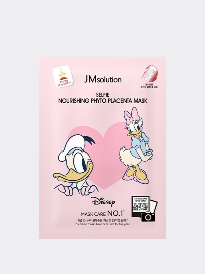 Тканевая маска с фитоплацентой JMsolution Disney Collection Selfie Nourishing Phytoplacenta Mask 30мл