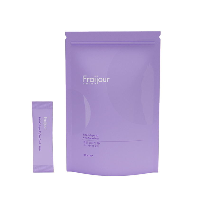 Мягкая энзимная пудра с коллагеном и ретинолом Fraijour Retin-Collagen 3D Core Powder Wash, 1 гр