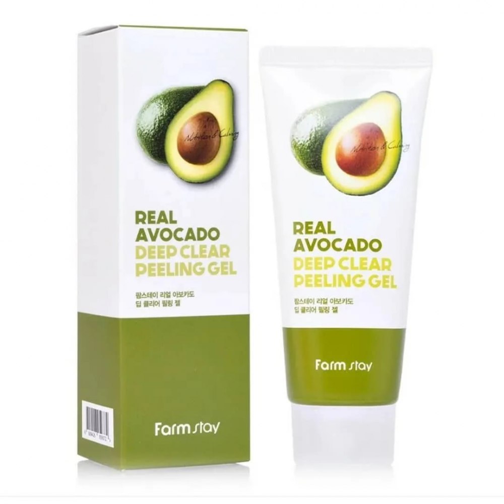 Пилинг-гель с экстрактом авокадо FarmStay Real Avocado Deep Clear Peeling Gel 100мл