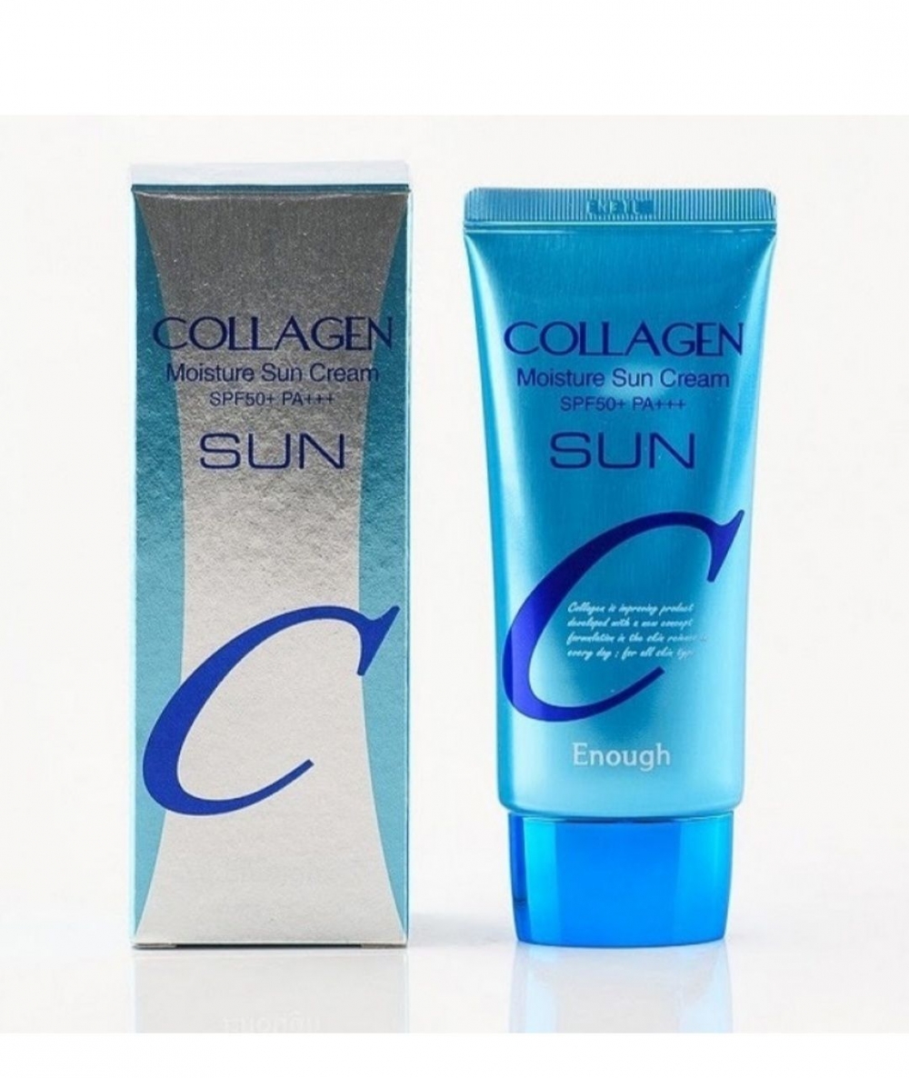 Увлажняющий солнцезащитный крем с коллагеном, Enough Collagen Moisture Sun Cream SPF50+/PA 50 мл