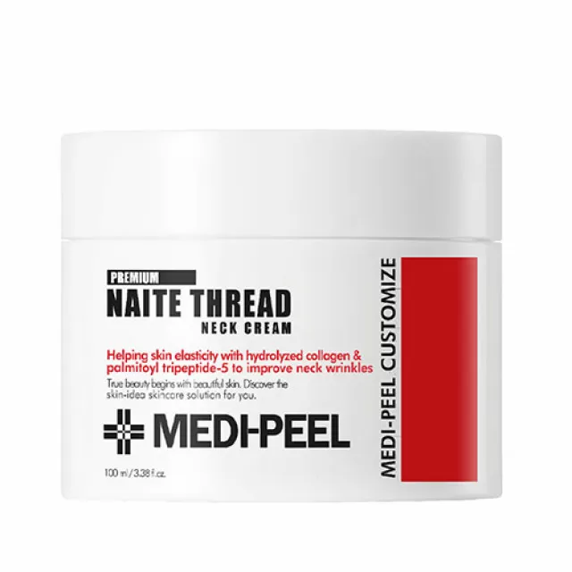 Подтягивающий крем для шеи с пептидным комплексом MEDI-PEEL Naite Thread Neck Cream 10 мл