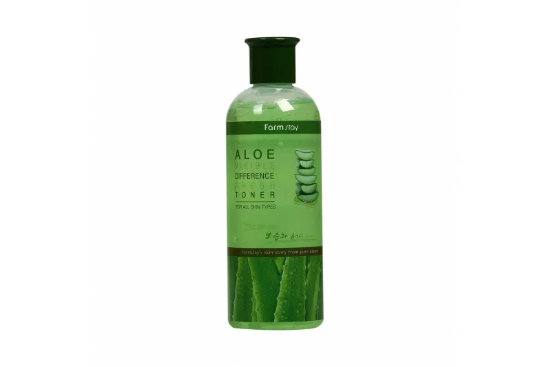 Освежающий тонер с экстрактом алоэ FarmStay Aloe Visible Difference Fresh Toner 350мл