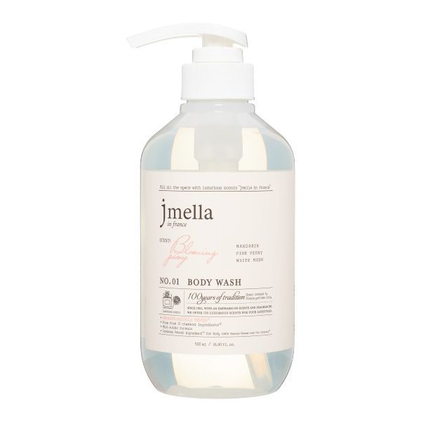 Парфюмированный гель для душа Jmella In France Blooming Peony Body Wash 500мл