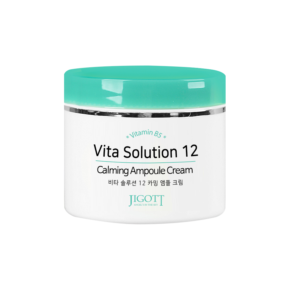 Успокаивающий ампульный крем для лица JIGOTT Vita Solution 12 Calming Ampoule Cream, 100мл