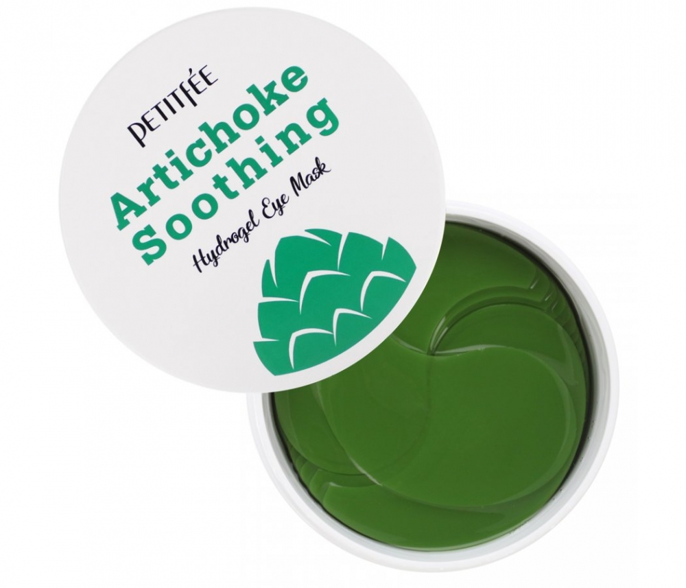 Патчи для глаз Petitfee гидрогелевые с артишоком Artichoke Soothing Hydrogel Eye Mask 60 шт