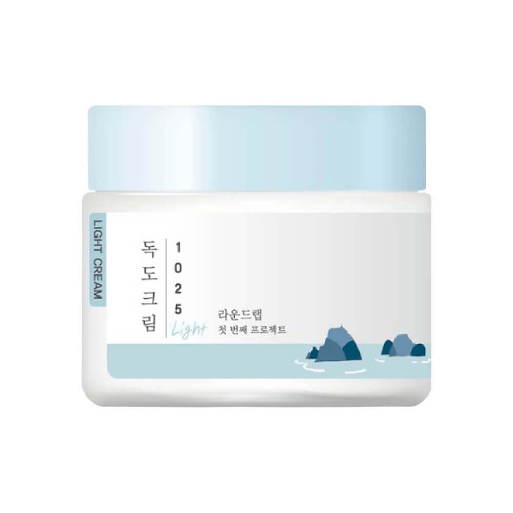 Лёгкий увлажняющий крем с комплексом минералов Round Lab 1025 Dokdo Light Cream, 80 мл