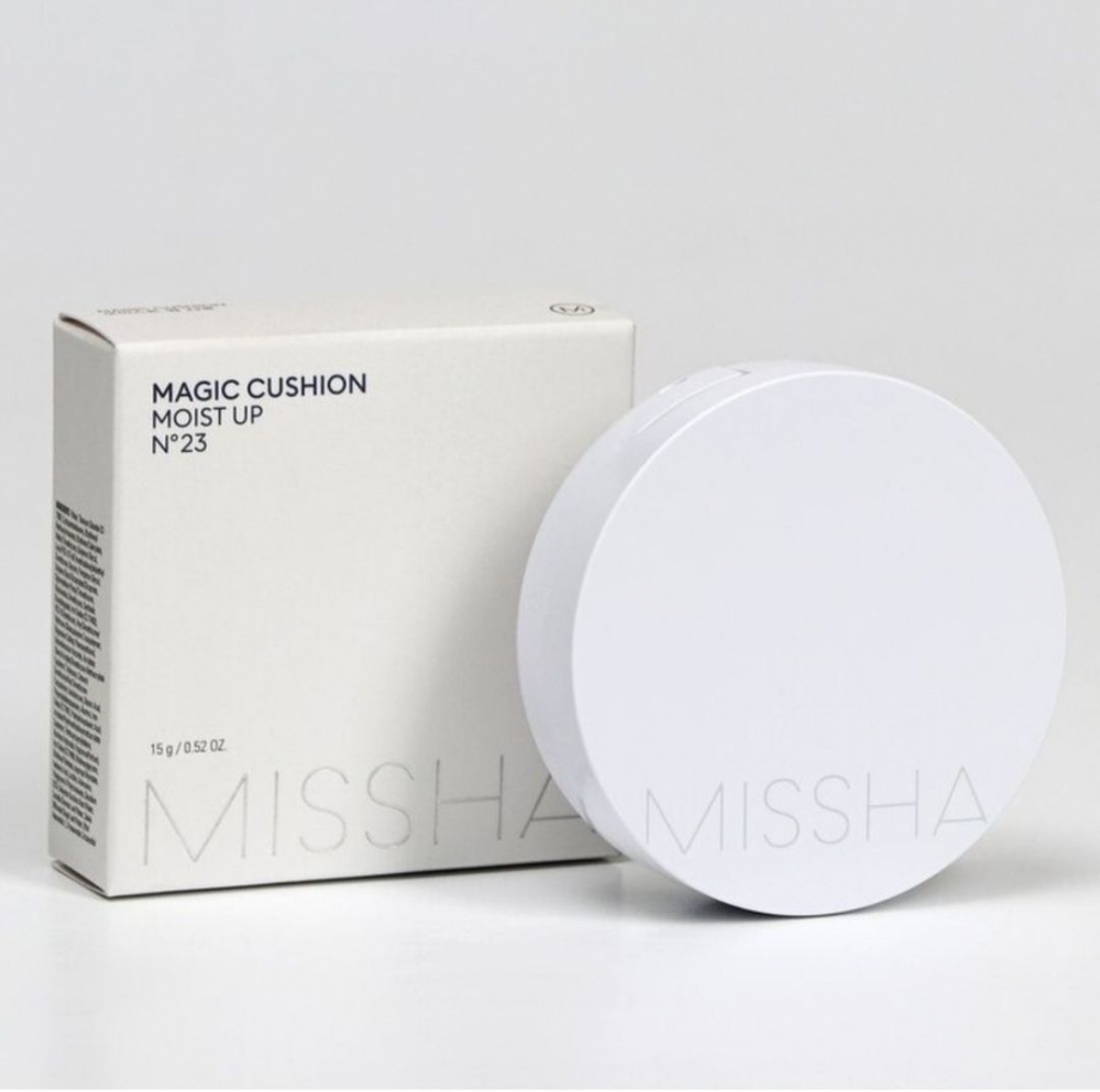 Увлажняющая тональная основа-кушон  MISSHA Magic Cushion Moist Up SPF50+/PA+++ - 15 гр.(23 тон) 