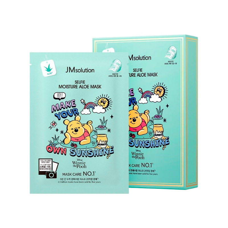 Тканевая маска с алоэ JMsolution Disney Collection Selfie Moisture Aloe Mask 30мл